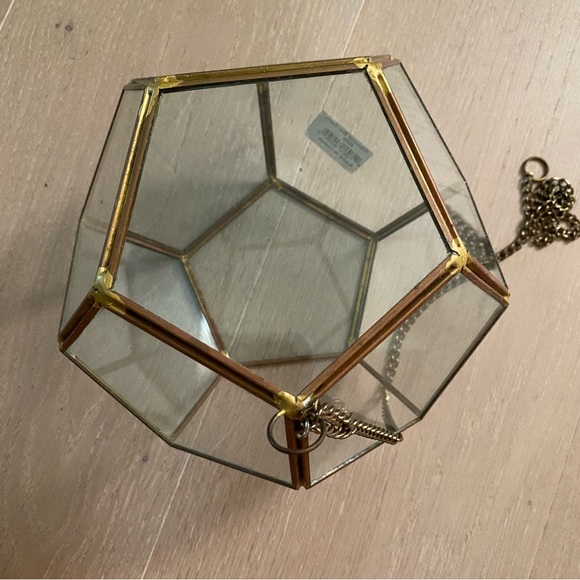 Glass Geometric Sphere Prism Terrarium - Picture 6 of 7